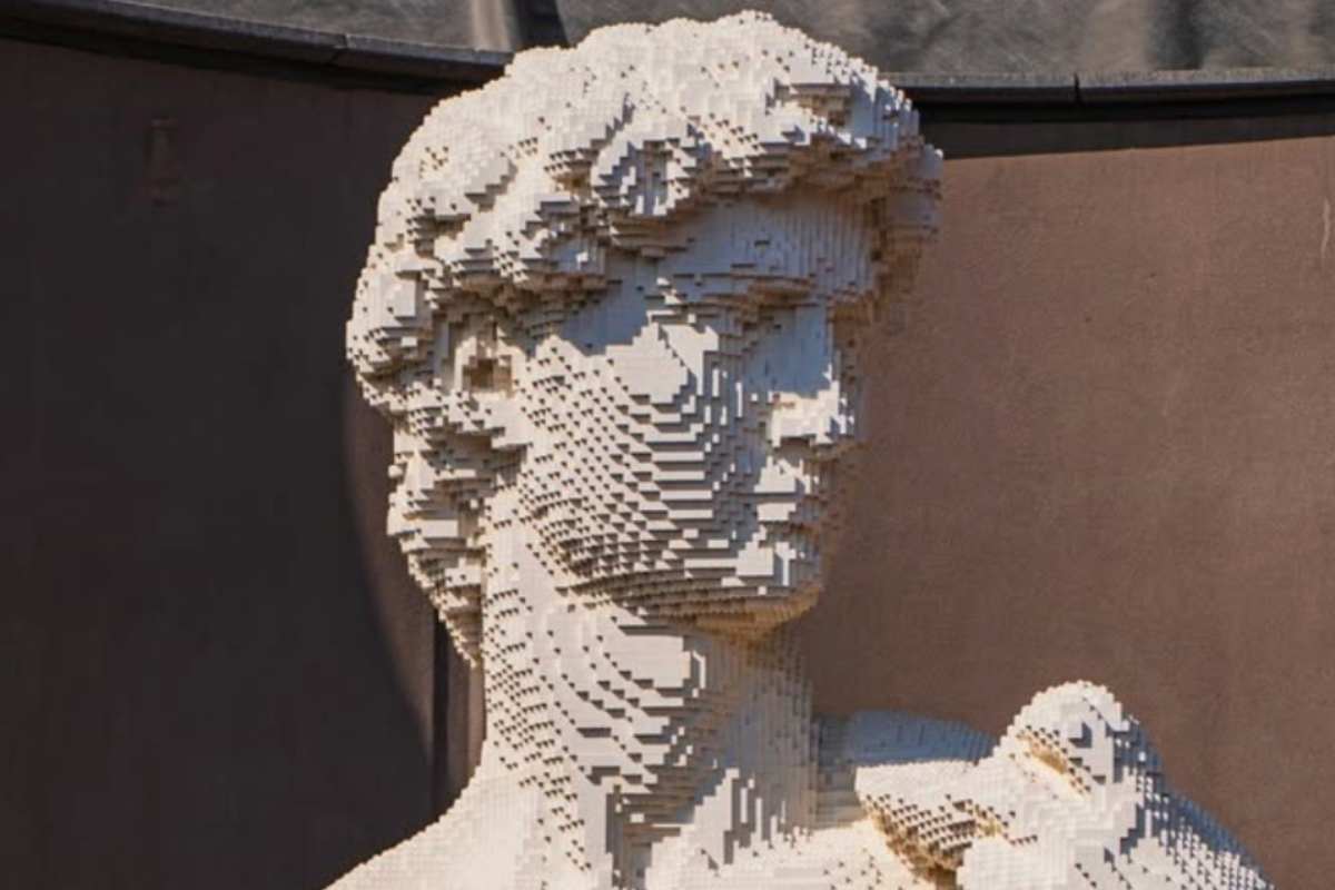 David di Michelangelo in Lego