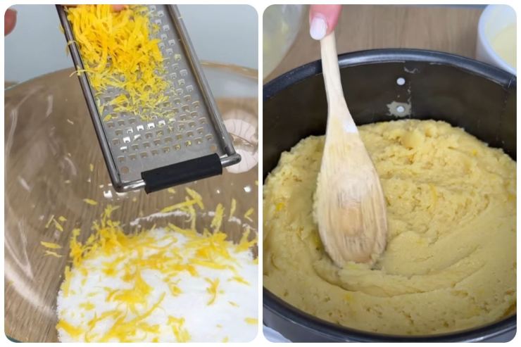 Grattugiare limone 