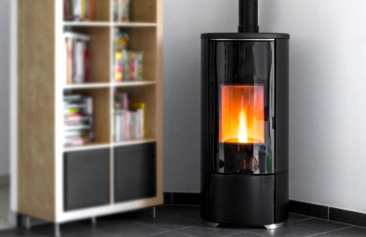 stufa a pellet in casa