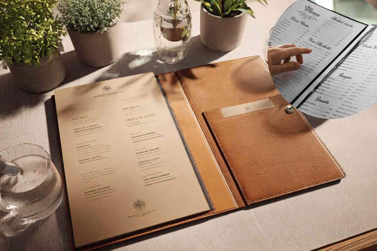 menu ristorante