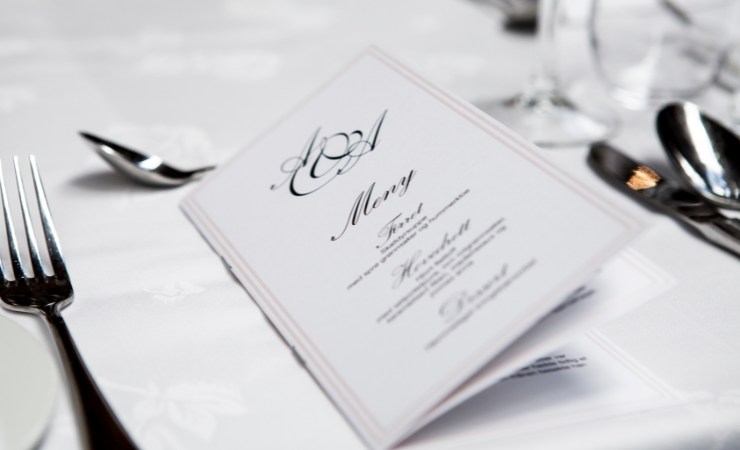 menu ristorante
