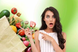 Frutta e verdura nel sacchetto