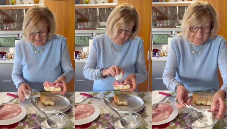 Anna Moroni prepara la focaccia 