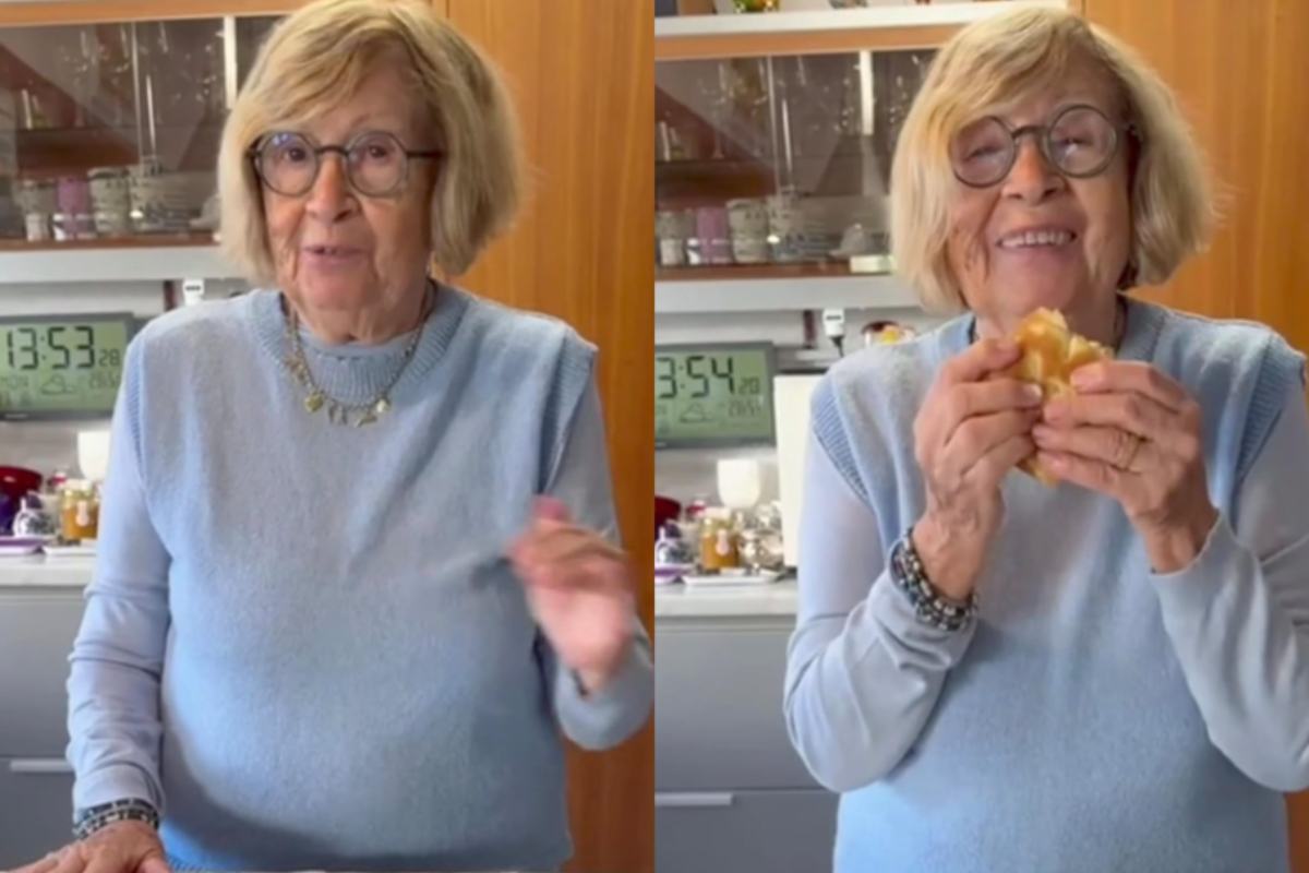 Anna Moroni in cucina