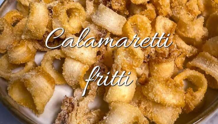 Calamaretti fritti
