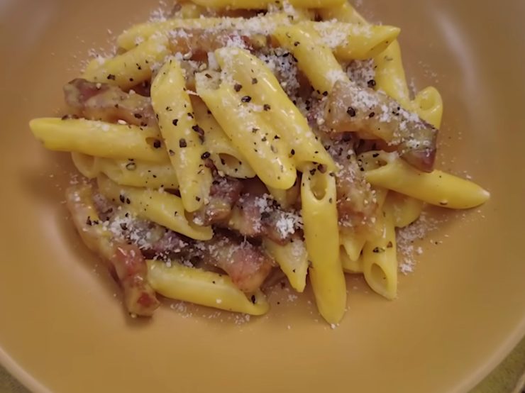penne alla carbonara di bruno barbieri