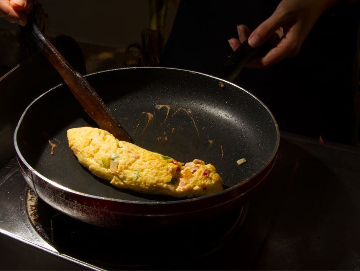 piccola frittata in padella