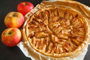 crostata di mele con mele