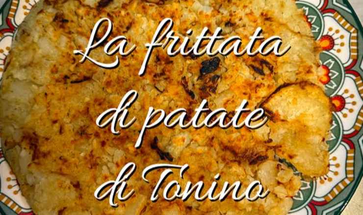 Frittata di patate senza uova