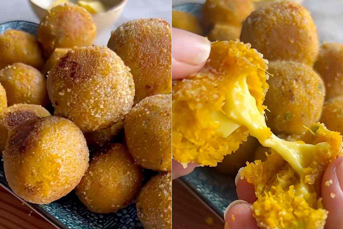 collage polpette di zucca