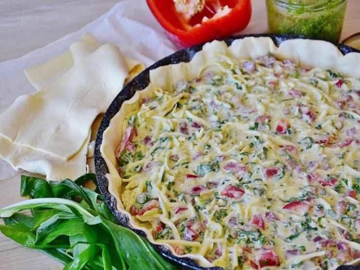 torta salata con zucchine