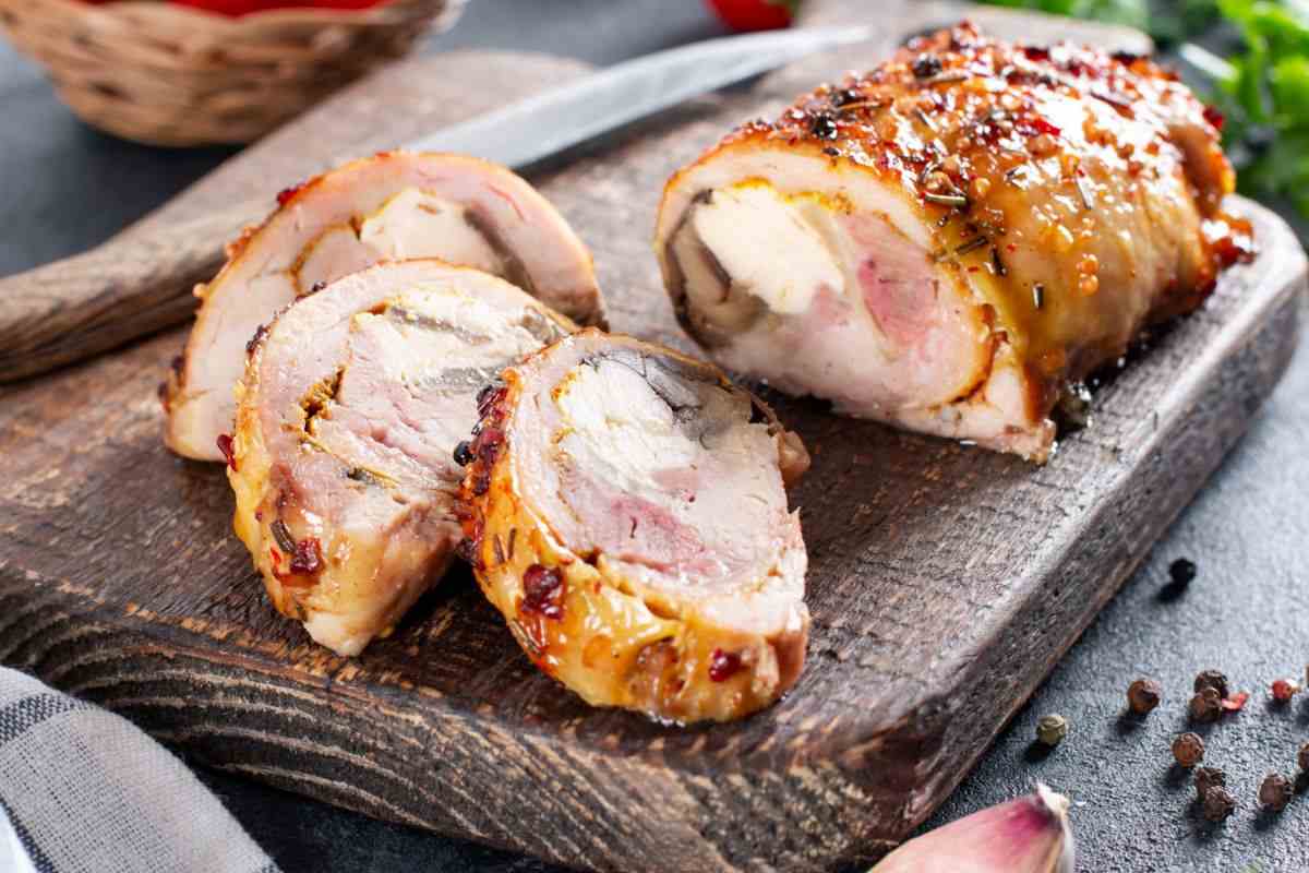 rollè di pollo farcito