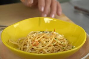 spaghetti aglio e olio di barbieri