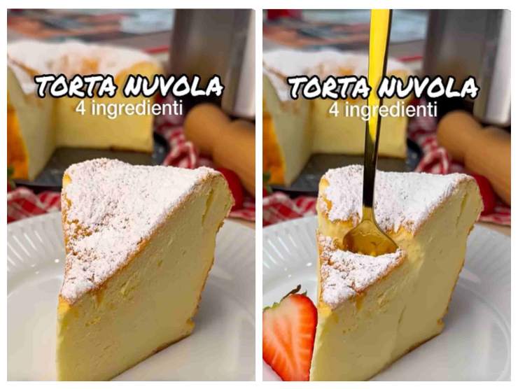 screenshot video per preparazione torta