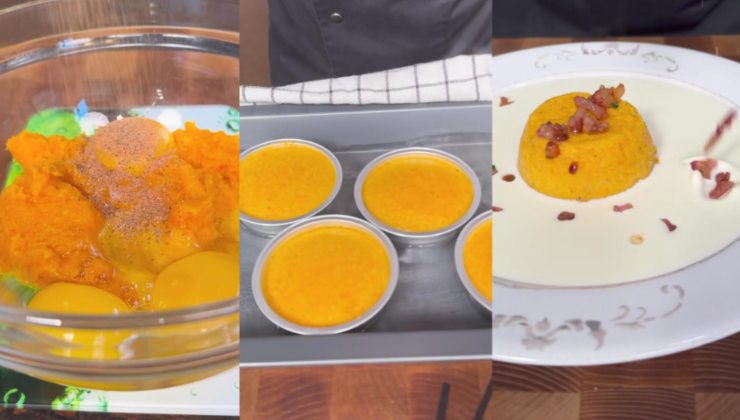 Preparazione dei tortini di zucca